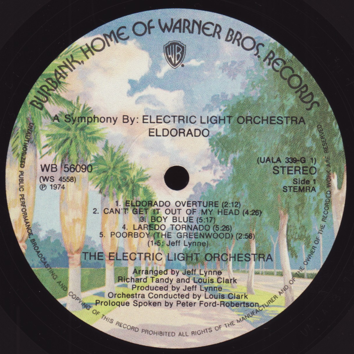 Electric Light Orchestra  Eldorado : LP A  nl